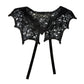 The Lace Bat Collar in Black