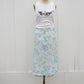 Pillow Case Dress Blue Flowers