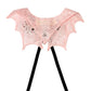 The Lace Bat Collar in Pink