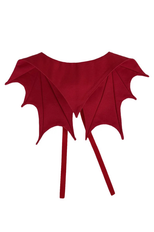 The Bat Collar in Red
