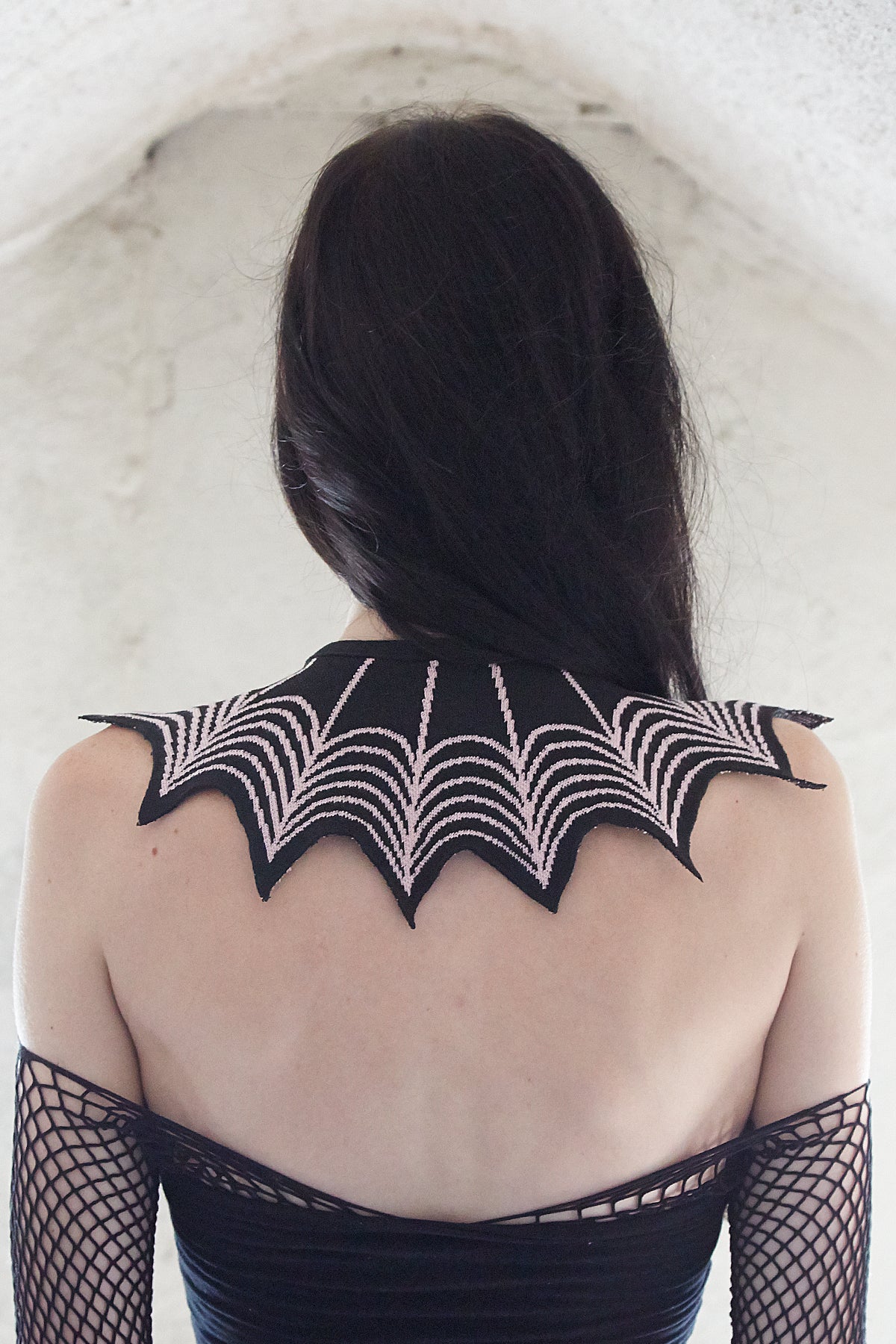 The Pink Spiderweb Collar